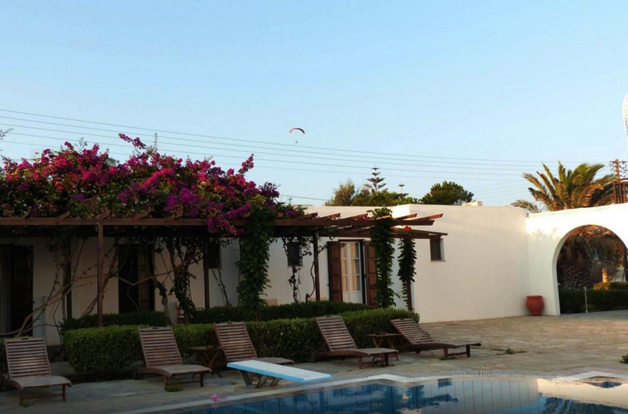 Arokaria Seaside Hotel Ambelas Bagian luar foto